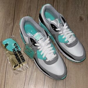 New Without Box men’s Air Max 90 shoes turquoise size 12